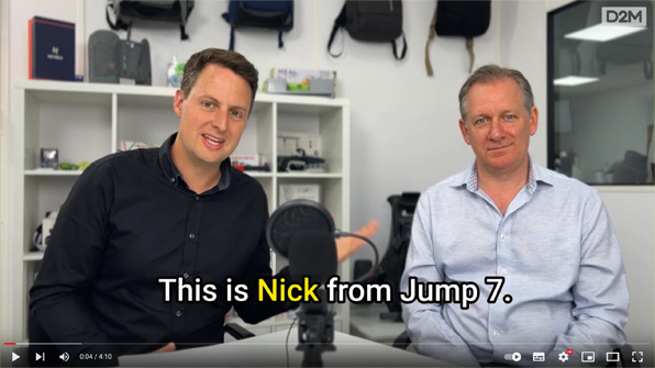 Nick Christie, Jump 7 CEO, on YouTube
